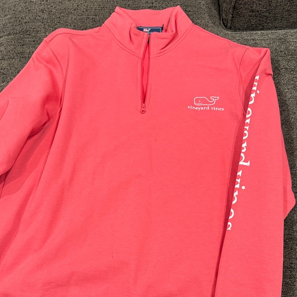 Vineyard Vines Other - Vineyard Vines Coral Quarter-Zip Sweatshirt
